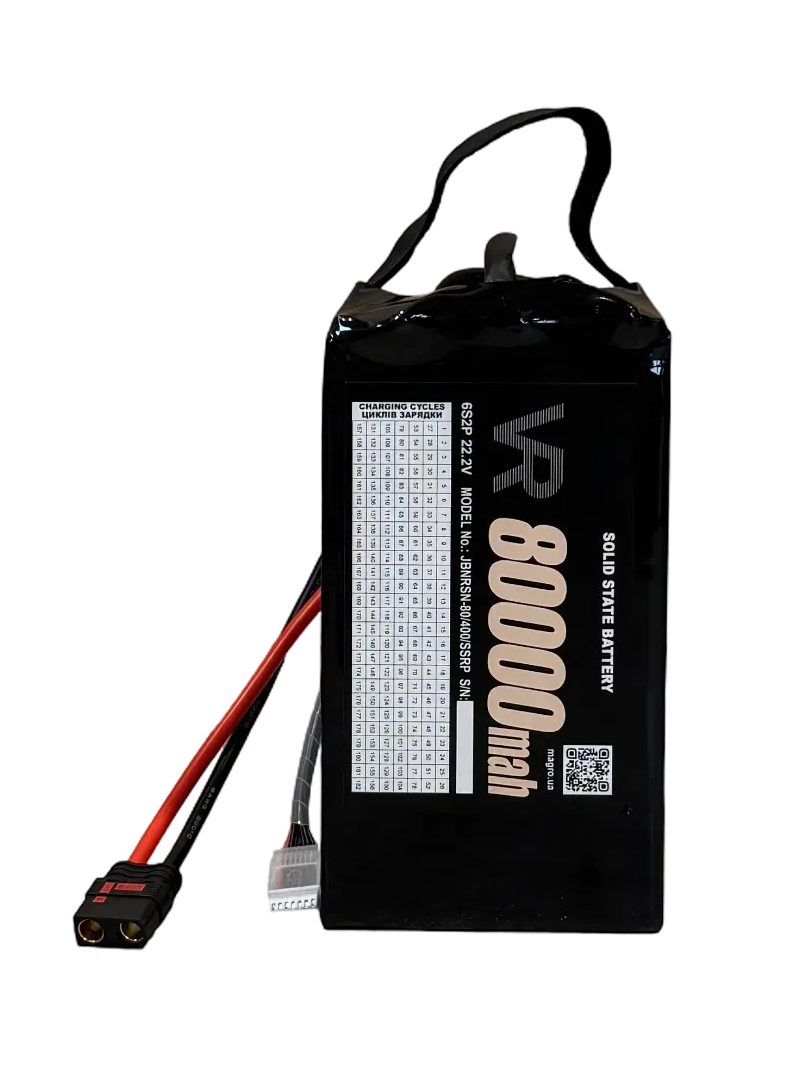 Твердотільний акумулятор Solid State Battery80000 мА·год 22.2В 1776Вт·год